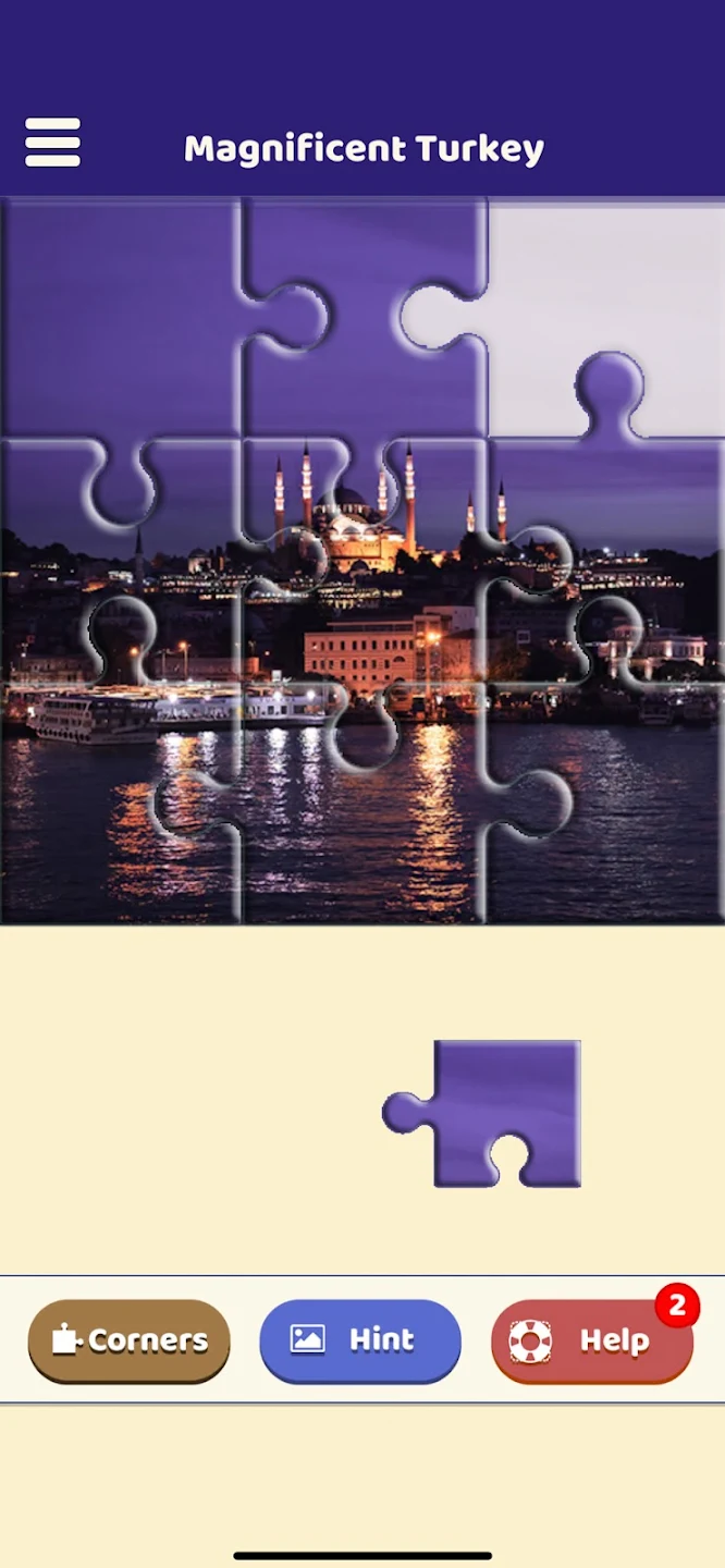 Turkish Landscape Puzzle Game